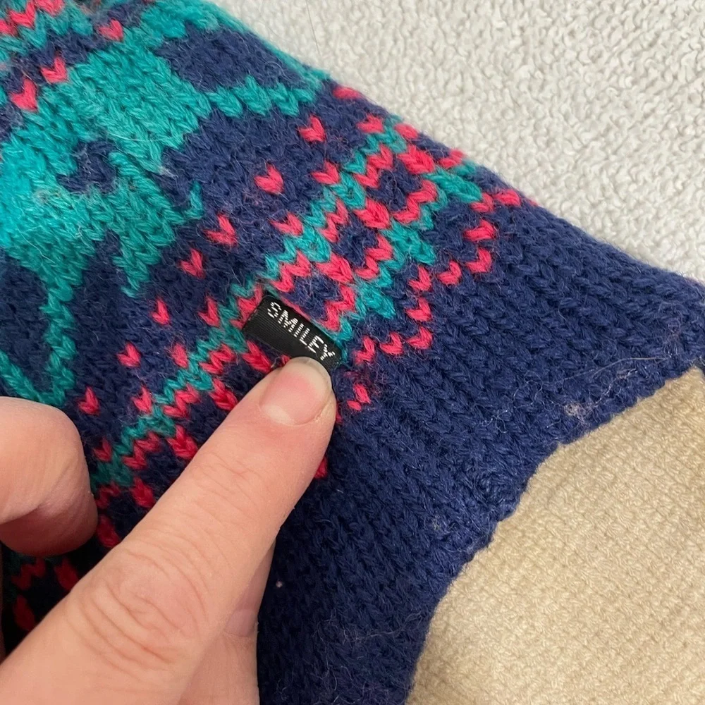 SMILEY VINTAGE WOOL BEANIE